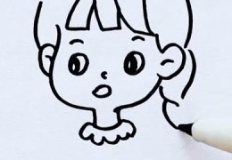 人物简笔画女孩儿(人物简笔画简单女孩)