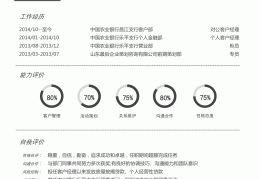 应届生银行简历模板(应届毕业生银行求职简历)