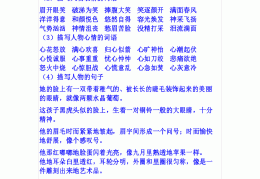人物描写的优美句子20字以内三年级(人物描写的优美句子20字以内三年级下册)