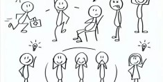 简笔画火柴人可爱简单(100个超萌简笔画火柴人)