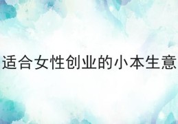 适合女孩子一个人做的小本生意有哪些(适合女孩子一个人做的小本生意有哪些呢)