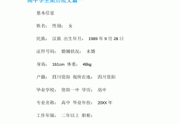 求职个人简历自我介绍简短(求职简历自我介绍怎么写 个人)