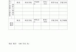 互联网创业大赛项目报名表怎么填写(互联网+创业大赛参赛项目分成 赛道)