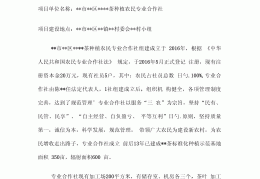 农业项目立项申请书模板(农业立项申请报告书怎么写)