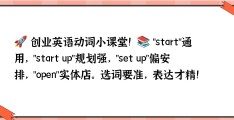 创业项目怎么说英语(大学生创业项目英文翻译)