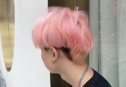 粉色男生发型图片(粉色男生发型图片大全)