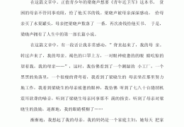人物传记500字初中水平母亲(人物传记作文500字写母亲初二)