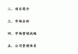 关于开发新能源计划书范文的信息