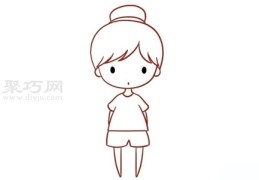 人物简笔画图片大全简单易学女生(人物简笔画图片大全 简单 小女孩 漂亮)