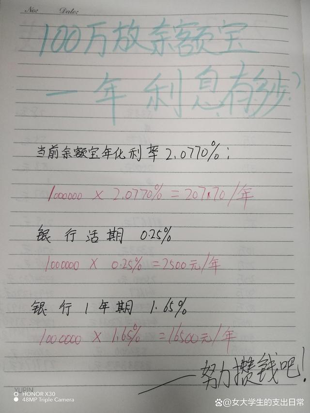 余额宝一天赚100需要多少钱(余额宝一天赚100需要多少钱才能提现)